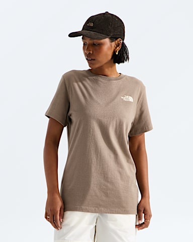 Womens Sibli Regular ShortSleeve Tee 1 TNF Garnet BACK