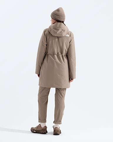 Womens Hikesteller Insulated Parka TNF Garnet BACK