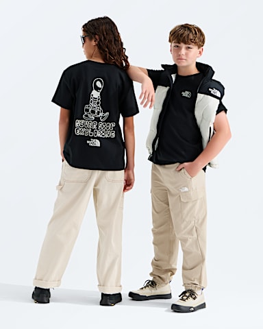 Boys Girls Alien Relaxed ShortSleeve TeeGraphic TNF TNF Black Main