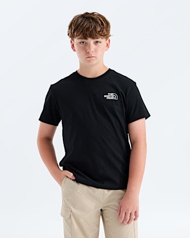 Boys Girls Alien Relaxed ShortSleeve TeeGraphic TNF TNF Black HERO3