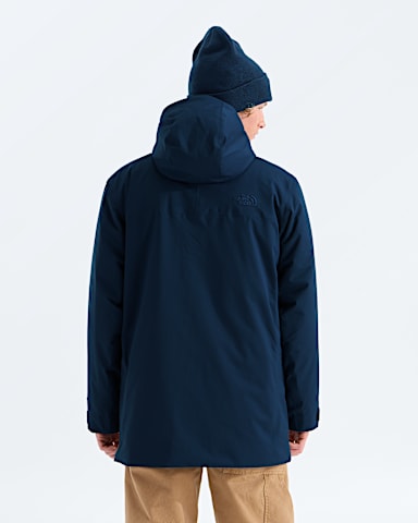 Mens TNF Range Lightweight Hooded Parka TNF Summit Navy BACK