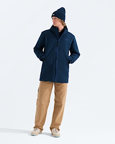 Mens TNF Range Lightweight Hooded Parka TNF Summit Navy HERO2