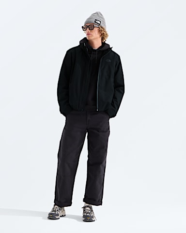 Mens TNF Range Lightweight Hooded Jacket TNF TNF Black HERO2