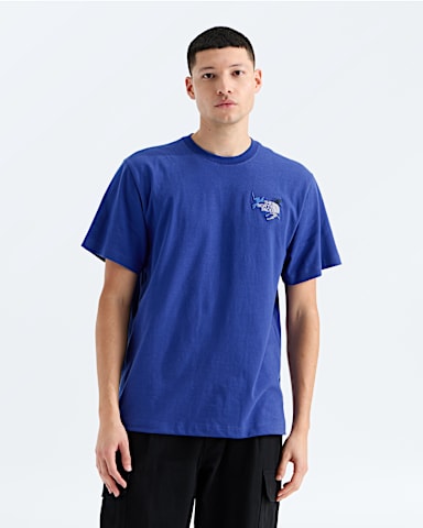 Unisex Off Piste Embro Relaxed ShortSleeve TeeGraphic TNF Bold Blue HERO2