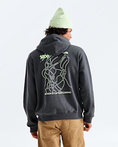 Unisex NSE Slopes Relaxed HoodieGraphic TNF Anthracite Grey HERO2
