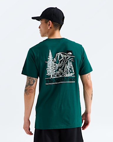 Mens Monte Reg ShortSleeve TeeGraphic TNF Pacific Teal Main
