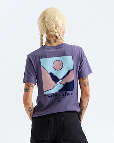 Tshirt standard Monte pour femmes imprim TNF Prune Profond HERO