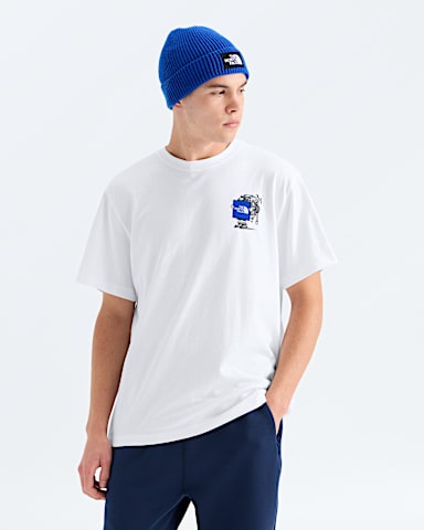 Unisex Gear Up Get Out Relaxed ShortSleeve TeeGraphic TNF TNF White HERO2