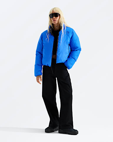 Womens Pertex Nuptse Reversible Jacket TNF TNF BlueTNF Black HERO2