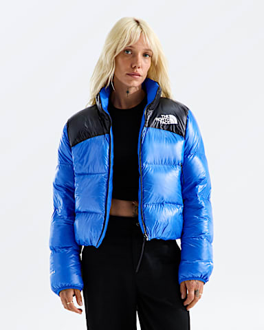 Womens Pertex Nuptse Reversible Jacket TNF TNF BlueTNF Black HEROREV