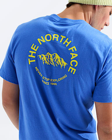 Mens Evolution TNF NSE Regular ShortSleeve Tee TNF Active Blue HERO2