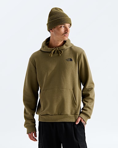Mens Evolution Yosemite Oak Print Regular Hoodie TNF Caraway Seed BACK