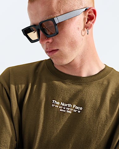 Mens AXYS ShortSleeve Tee TNF Caraway Seed HERO2