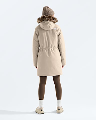 Womens Arctic Parka TNF Timeless Taupe BACK