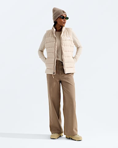 Womens Aconcagua Vest TNF Timeless Taupe HERO2