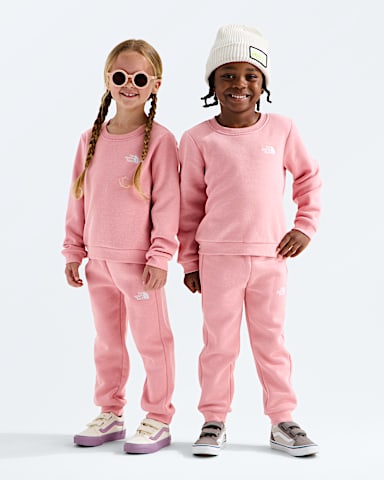 Kids Evolution Simple Dome Crew Set TNF Primrose HERO
