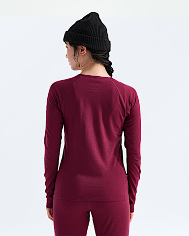 Tshirt sousvtement Summit Series Pro pour femmes TNF Bordeaux Intense BACK