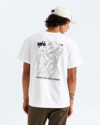 Unisex NSE Slopes Relaxed ShortSleeve TeeGraphic TNF TNF White HERO2