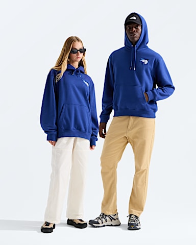 Unisex Off Piste Embro Relaxed HoodieGraphic TNF Bold Blue HERO