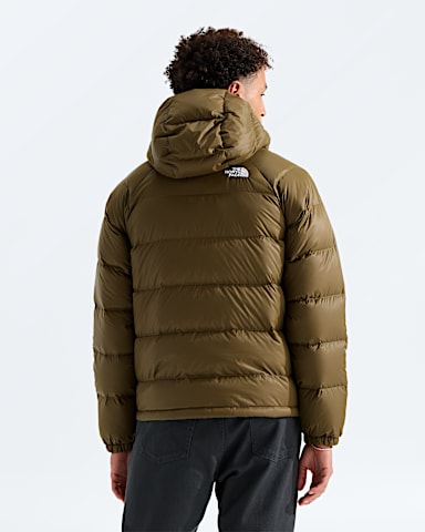 Mens Hydrenalite Down Hoodie TNF Caraway Seed BACK