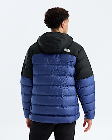 Mens Kalix Down Hoodie TNF Bold BlueTNF Black BACK