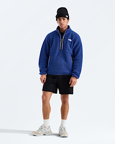 Mens TNF Fleeski Zip Pullover TNF Bold Blue HERO2