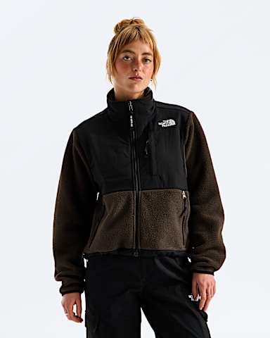 Womens Retro Denali Jacket TNF Dark ChestnutTNF Black HERO