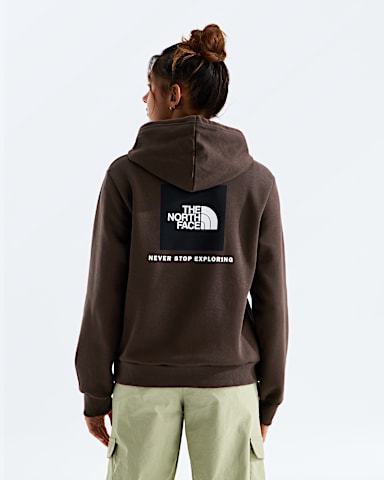 Womens Evolution Box NSE Regular Hoodie TNF Dark Chestnut Main