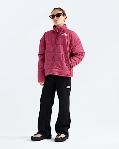 Girls Reversible Shasta FullZip Jacket TNF Fermented Clay HERO2