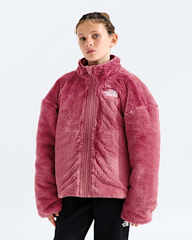 Girls Reversible Shasta FullZip Jacket TNF Fermented Clay HEROREV