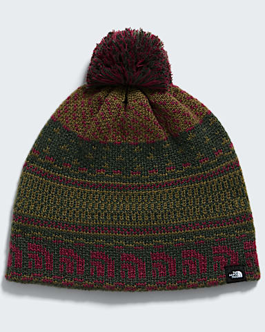 Cabin Ski Tuke TNF Bottle Green JacquardPom HERO