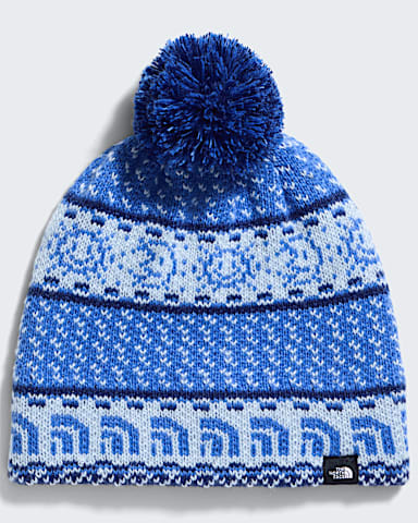 Kids Cabin Ski Tuke TNF Polar HazeBold Blue Jacquard HERO