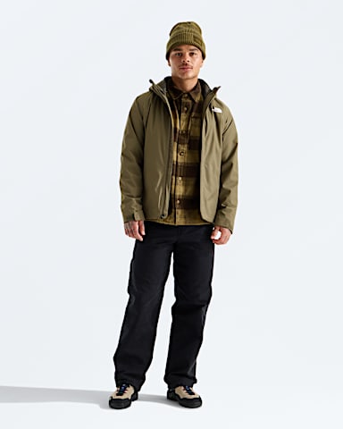 Mens Quest Triclimate TNF Caraway SeedNew Taupe Green HERO2