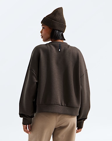 Womens Jaida Crew TNF Dark Chestnut BACK