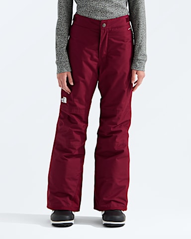 Girls Freedom Insulated Pants TNF Burgundy Crush Main