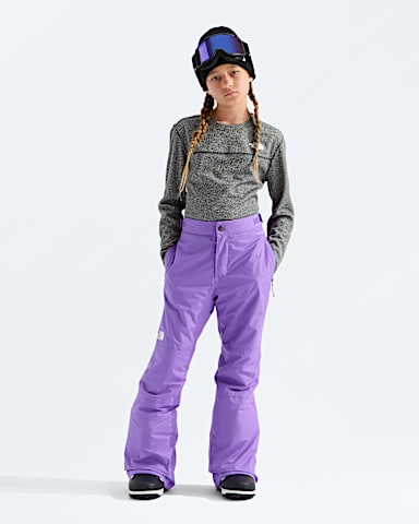 Girls Freedom Insulated Pants TNF Elevation Purple HERO2