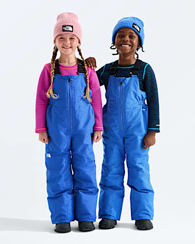 Kids Freedom Insulated Bibs TNF Active Blue HERO