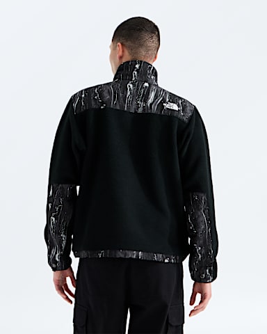 Mens Retro Denali JacketPrint TNF TNF Black Impressions Print BACK