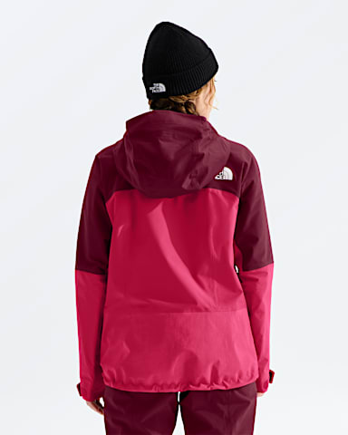Womens Summit Series FUTURELIGHT Torre Egger Jacket TNF Lali Guran Burgundy Crush BACK