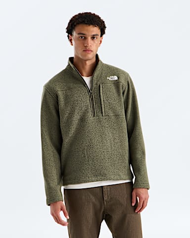 Mens Gordon Lyons Zip TNF New Taupe Green Heather Main