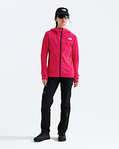 Womens Summit Series Off Width Jacket TNF Lali Guran HERO2