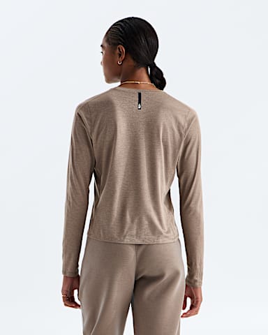 Womens Jaida LongSleeve TNF Garnet Light Heather BACK