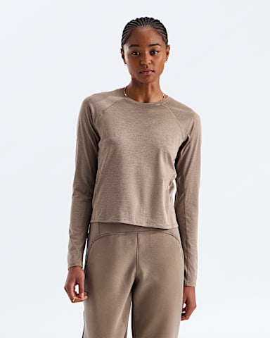 Womens Jaida LongSleeve TNF Garnet Light Heather Main