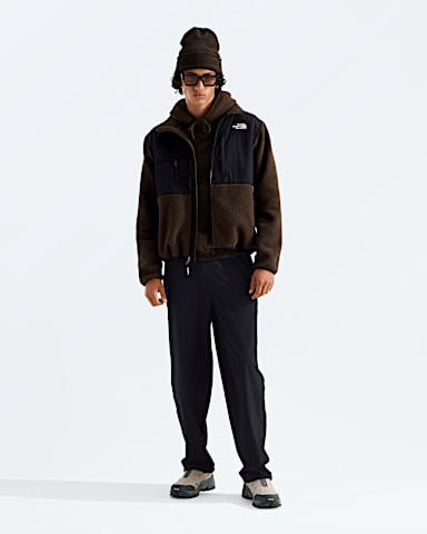 Mens Retro Denali Jacket TNF Dark ChestnutTNF Black HERO2