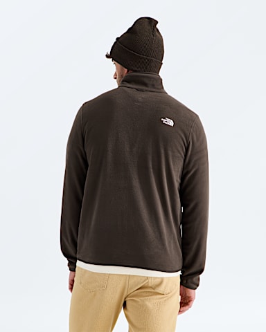 Mens Glacier Fleece Jacket TNF Dark Chestnut BACK