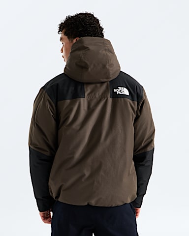 Manteau Mountain Down pour hommes TNF Chtain foncNoir TNF BACK