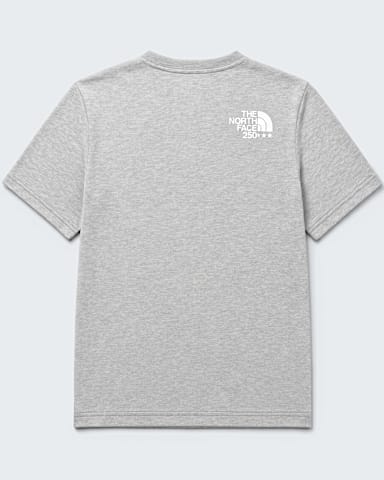 Teen TNFUSA Half Dome Relaxed Tee TNF TNF Pale Grey Heather BACK