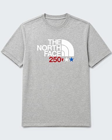 Teen TNFUSA Half Dome Relaxed Tee TNF TNF Pale Grey Heather Main