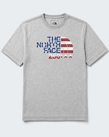Unisex TNFUSA Relaxed Short Sleeve Tee TNF TNF Pale Grey Heather Main