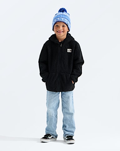 Kids Cabin Fleece Hoodie TNF TNF Black HERO2